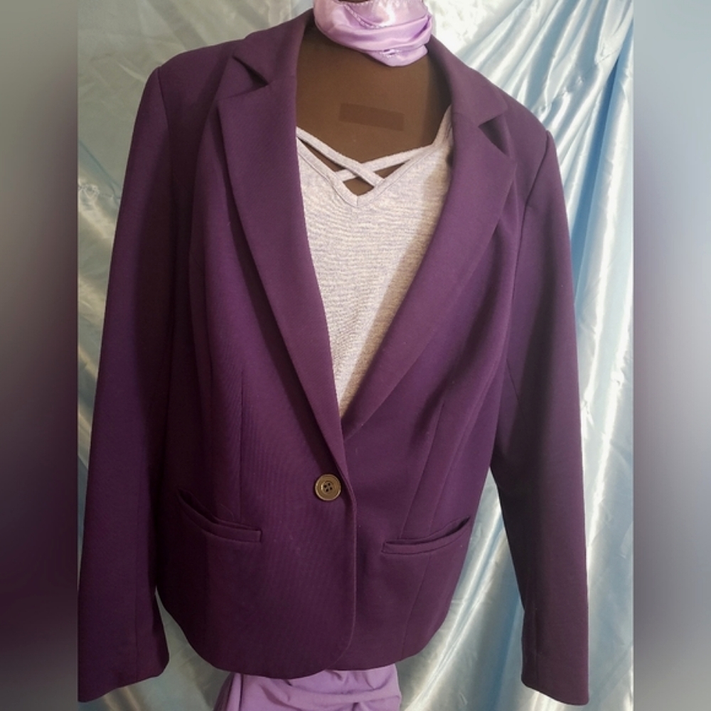 Lana Bryant Purple Blazer, size 18